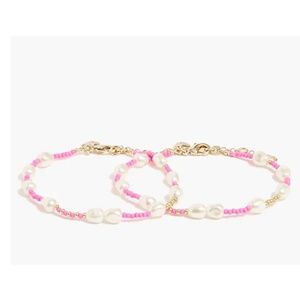 Brand New J.Crew Pearl And Bead Bracelet